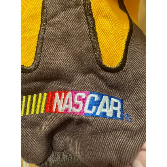 Vintage Chase Authentics M&Ms NASCAR Jacket XL Yellow Embroidered Sponsor Racing - Picture 5 of 14